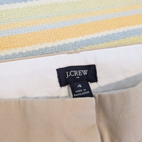 💙 J. Crew Khaki Chinos size 4 (Summer 2025) - Picture 7 of 12